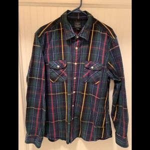 J.Crew heavyweight flannel, XL
